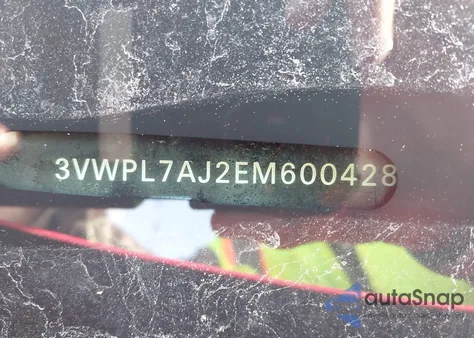 2014 Volkswagen Jetta Sportwagen 2.0L Tdi z USA, uszkodzony, nr VIN 3VWPL7AJ2EM600428